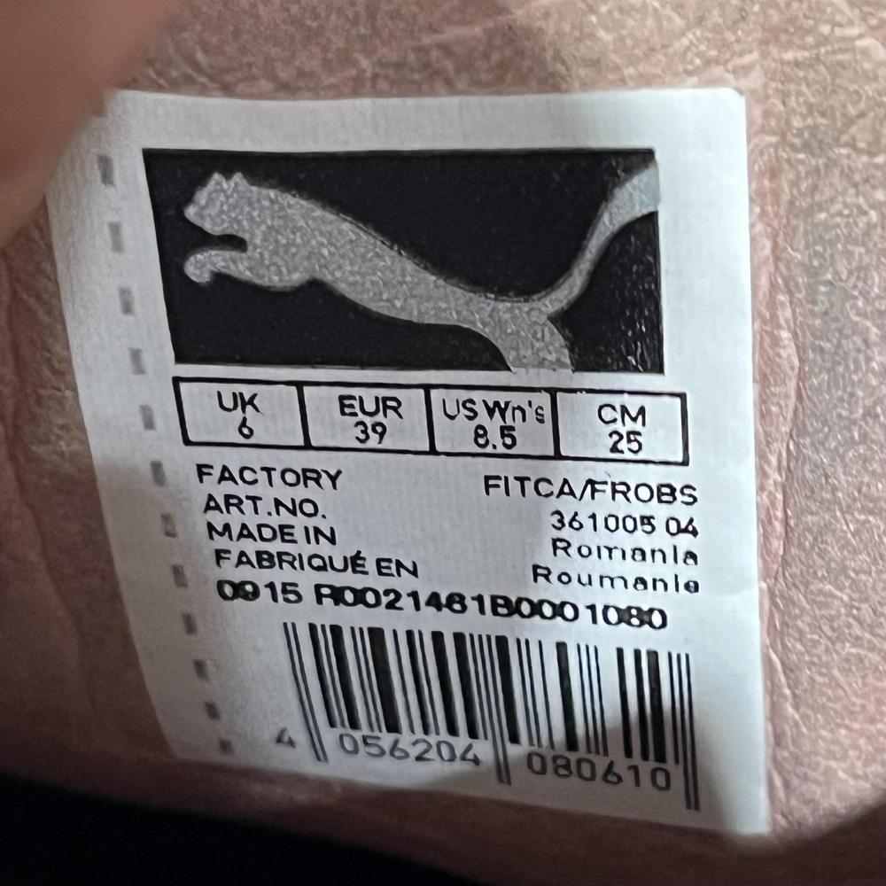Puma Suede Platform Creeper Shoes Womens Size 8.5 Pink Gum Sneakers 361005 04 - Picture 7 of 8